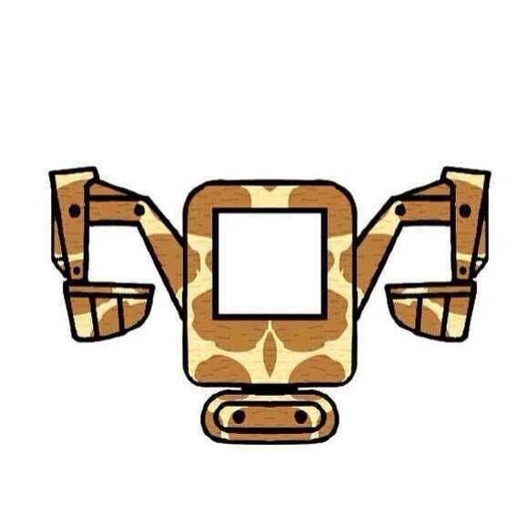 落叶款挖掘机头像