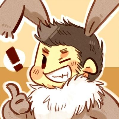 《盗墓笔记》王胖子竖起大拇指眨眼卖萌兔耳朵头像