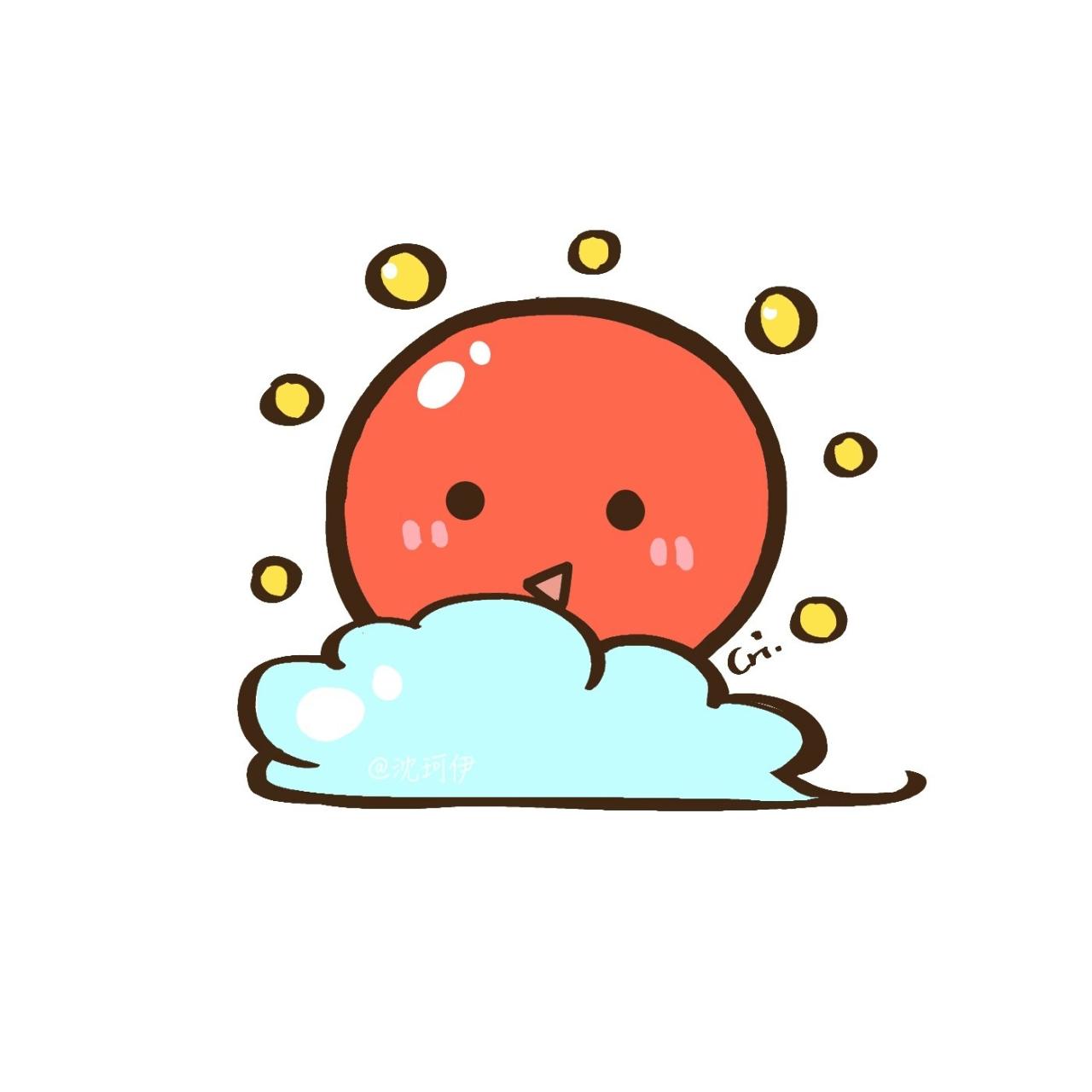 害羞的太阳公公头像