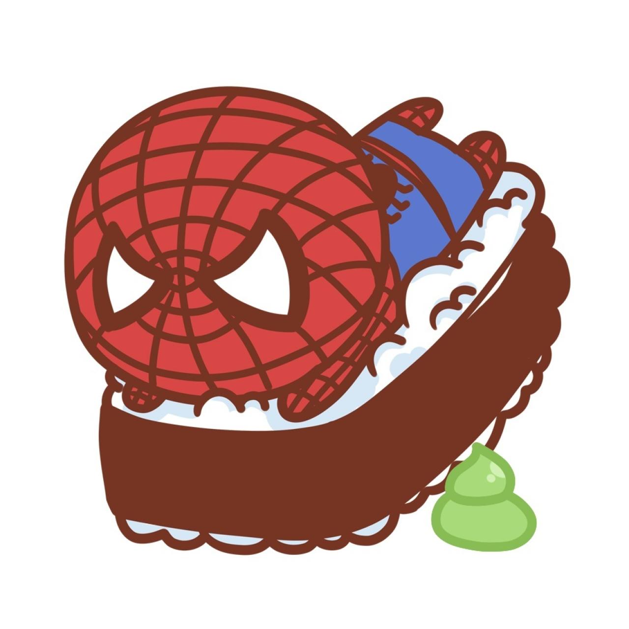 蜘蛛侠寿司头像