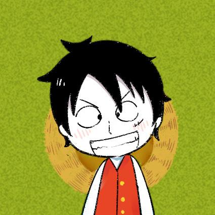 蒙奇·D·路飞斗鸡眼头像