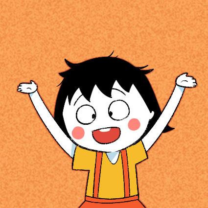 樱桃小丸子斗鸡眼头像