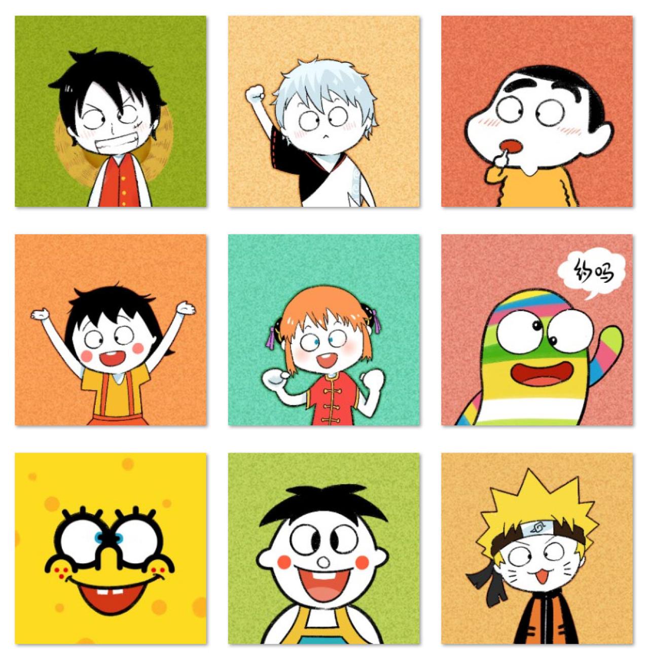 喃东尼斗鸡眼动漫人物头像 预览图