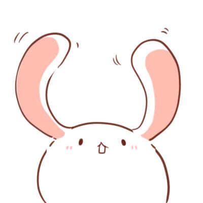 小兔子耳朵立起来的头像