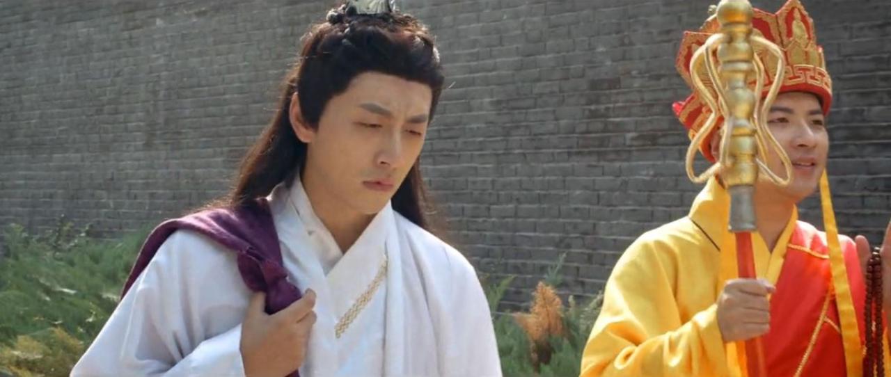 王大锤、唐僧一行人从女儿国出来的剧照