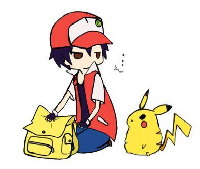 小智和皮卡丘对视