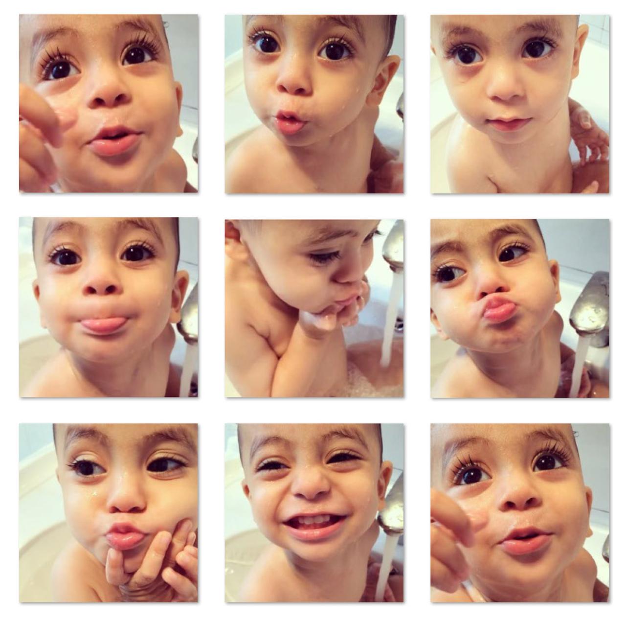 可爱混血婴儿嘟嘴卖萌头像 预览图