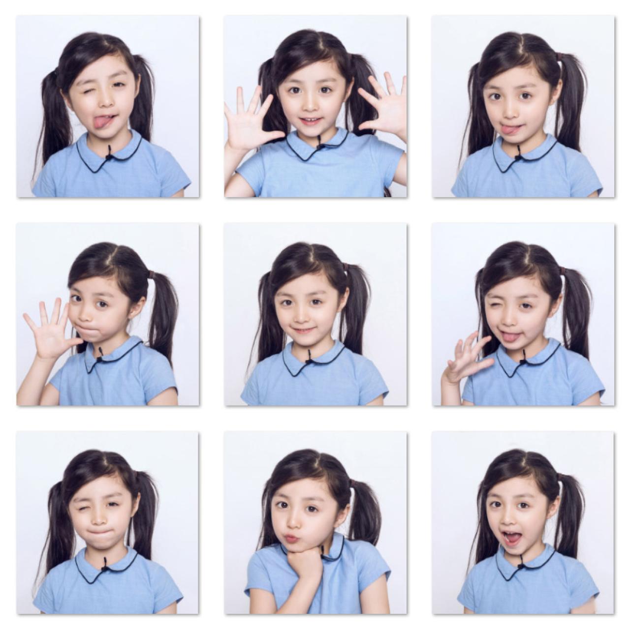 安淇尔双马尾卖萌头像 预览图