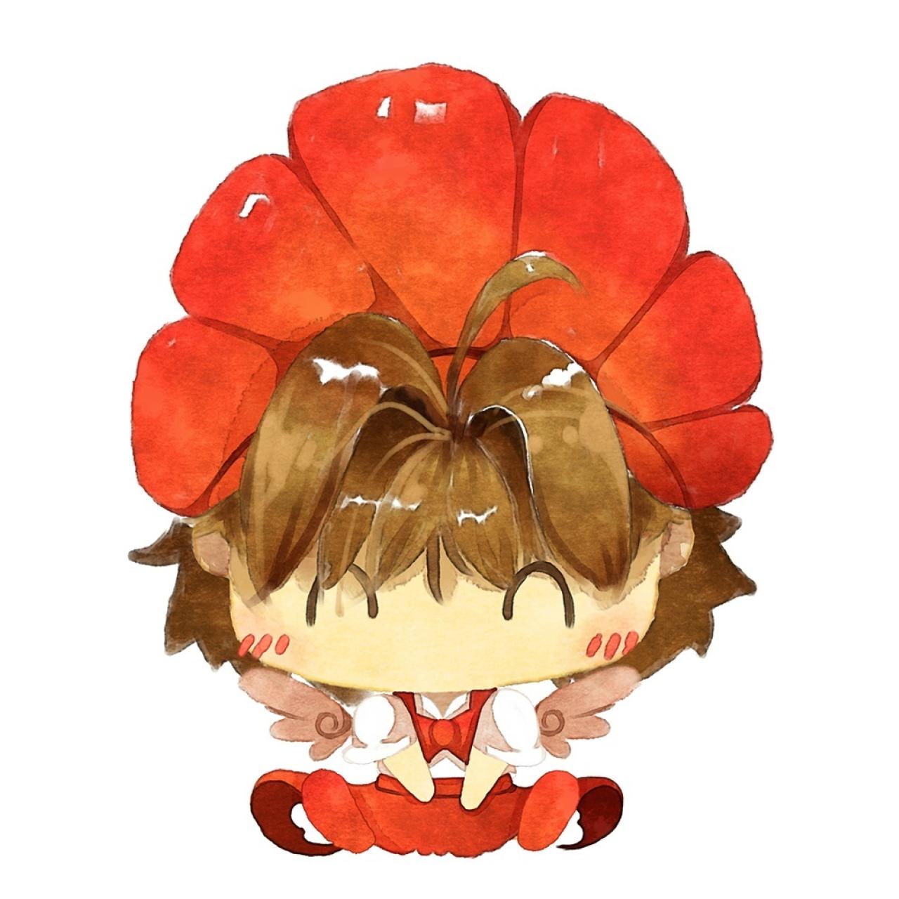 情侣头像女用：木之本樱（小樱）大头头像