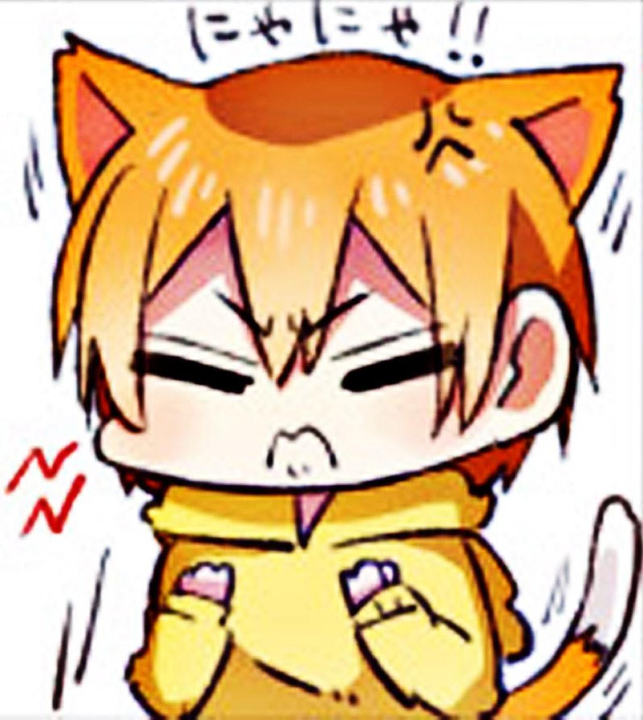 星空凛生气萌化猫咪表情