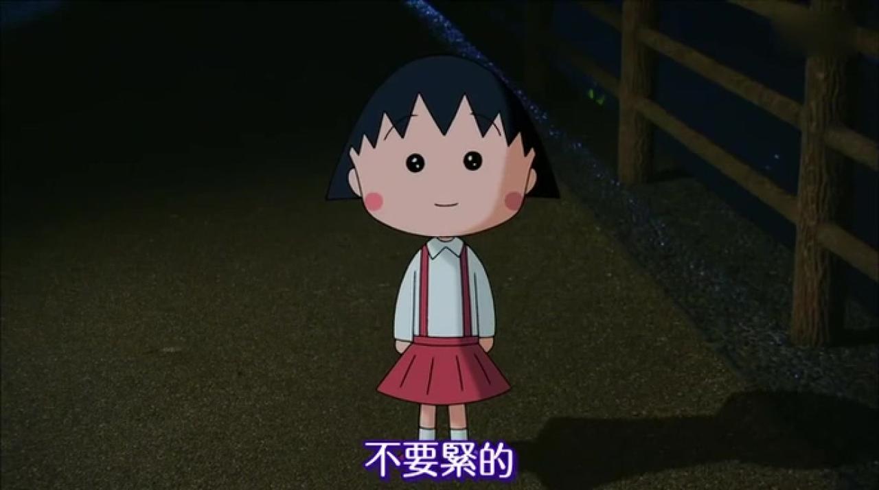 小丸子眨着泪汪汪的眼睛说：不要紧的