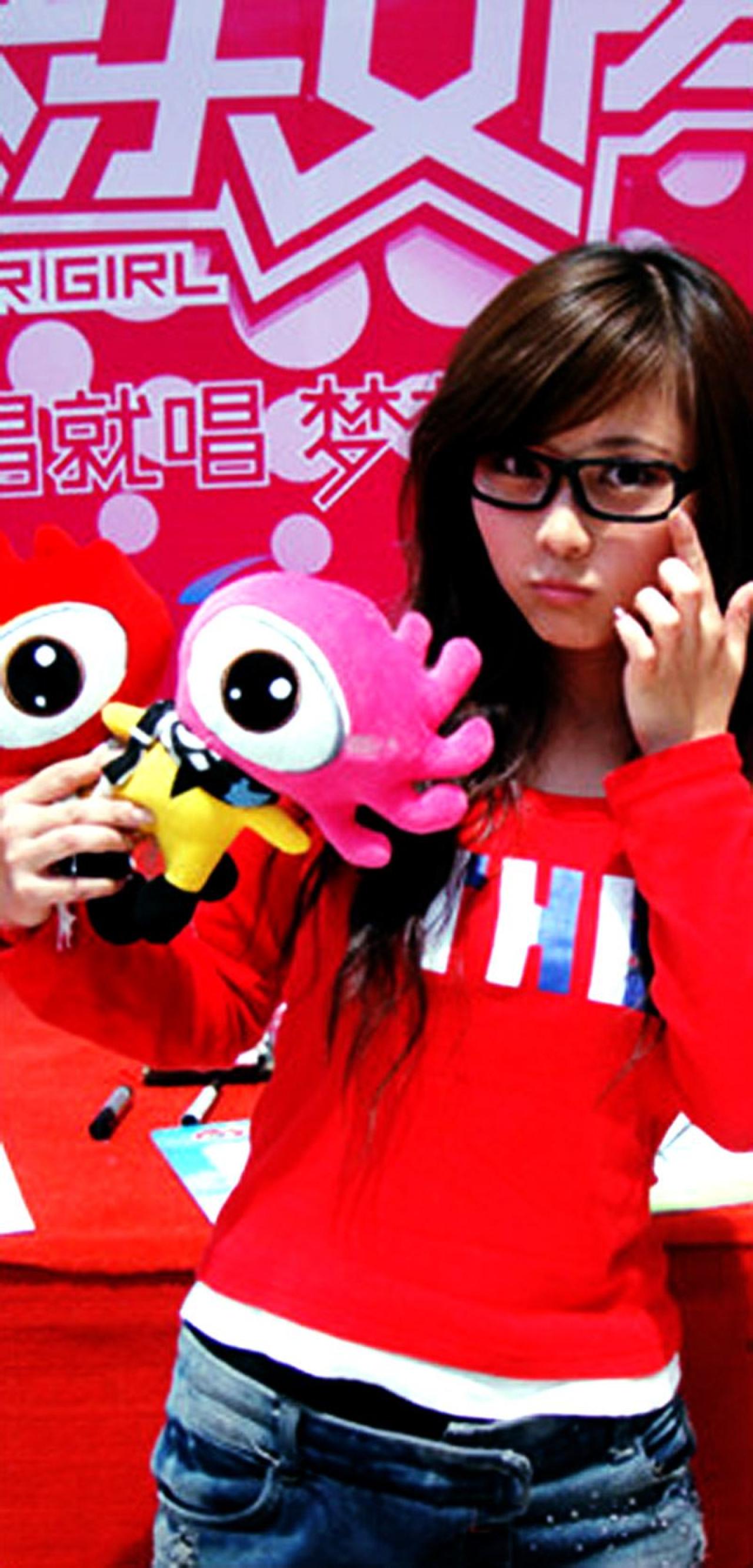 张丹槟参加2011年《快乐女声》时的照片