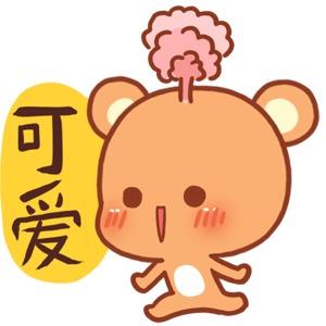 小米头上冒烟：可爱头像