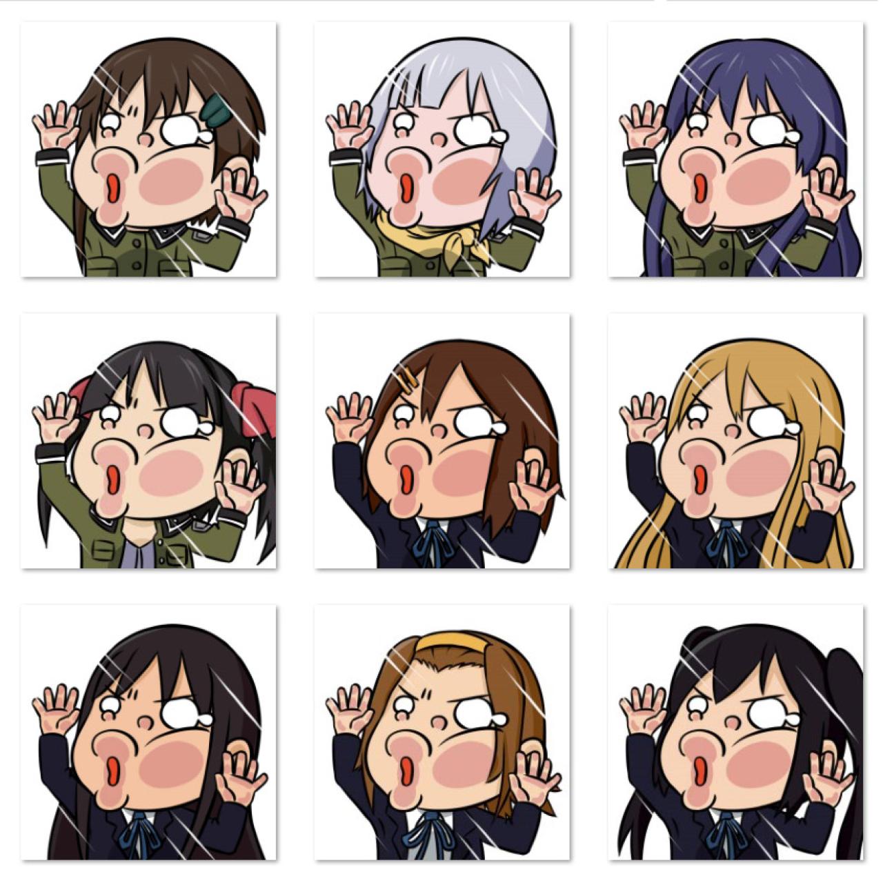 空之音及轻音少女贴玻璃头像 预览图