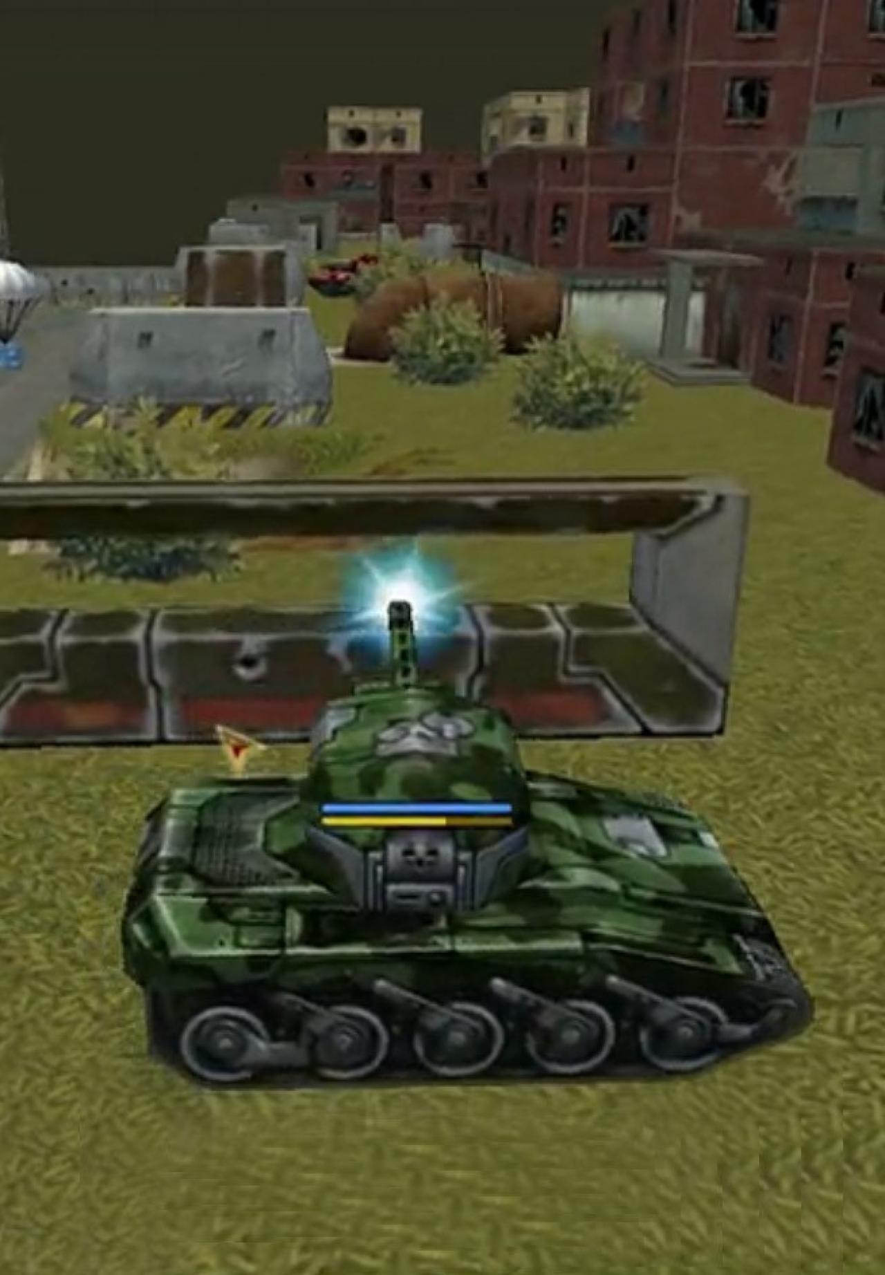 透过缝隙向敌人发射激光