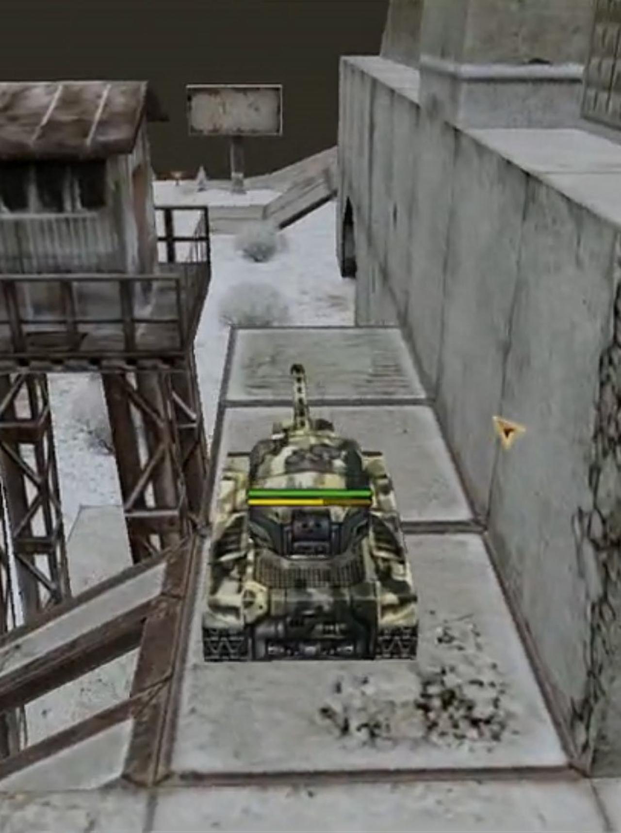 靠近塔台的小平台，可以突击红队来加血的磁力