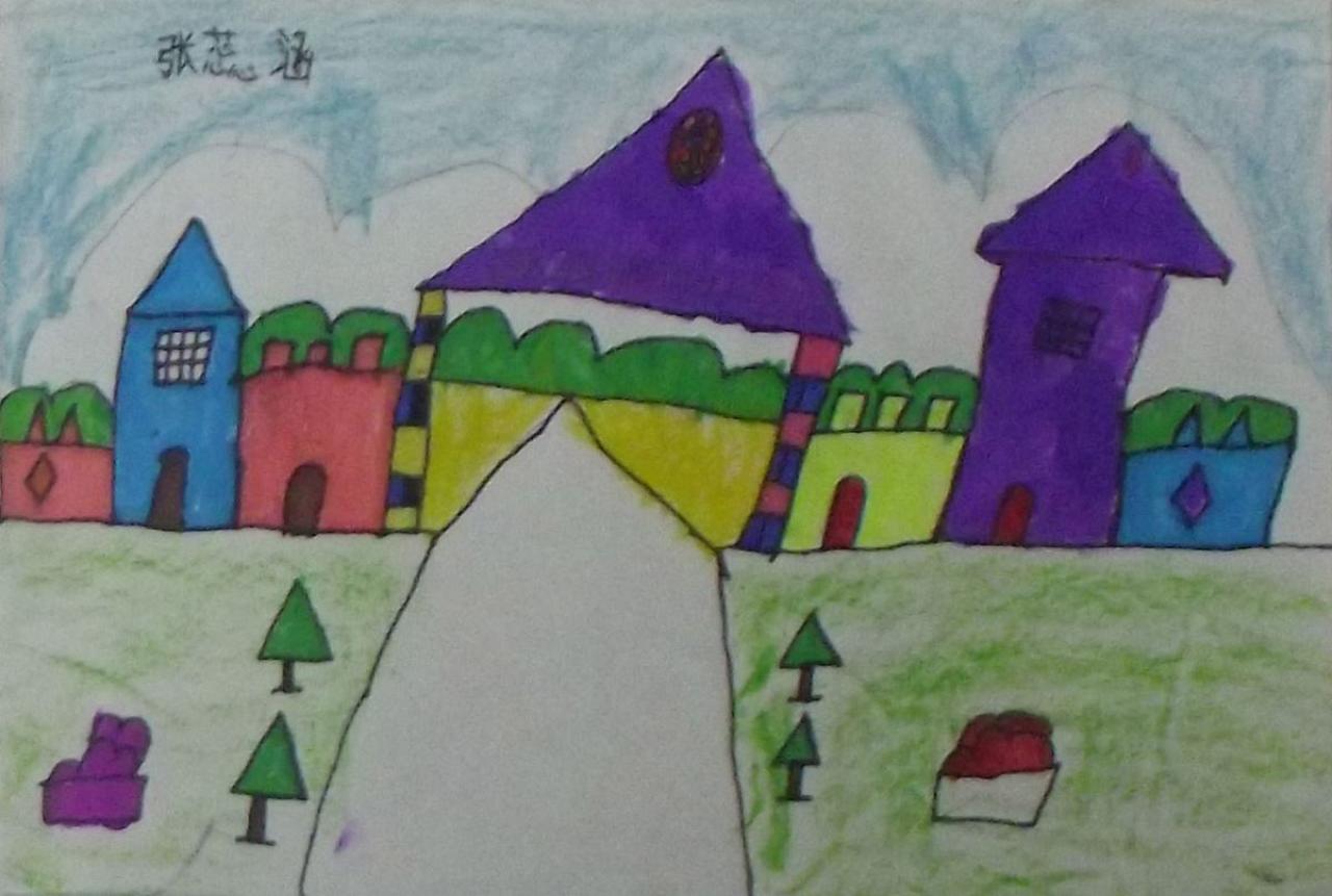 城堡 张蕊函画
