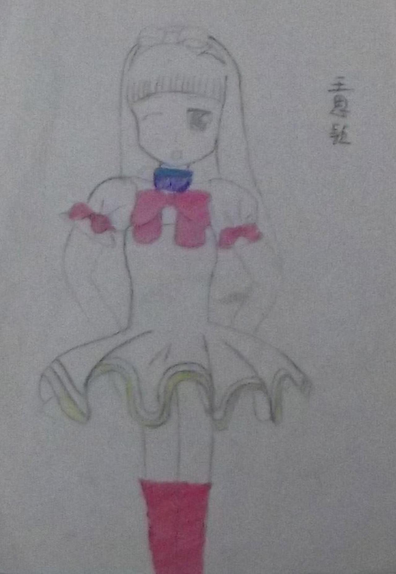 美少女 王思颖画