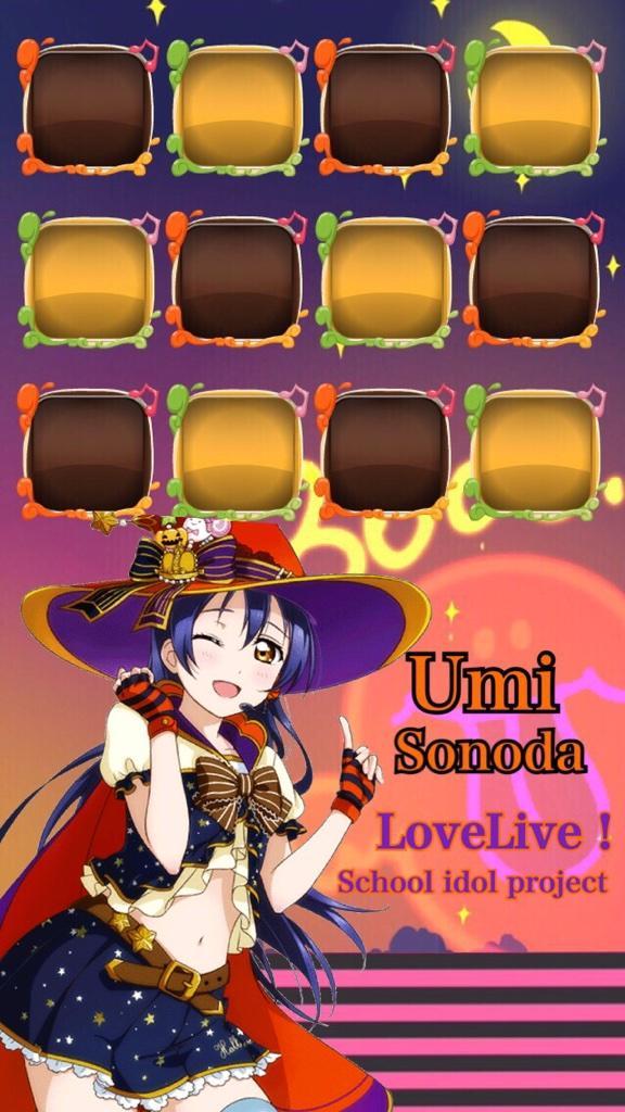 园田海未万圣节手机壁纸