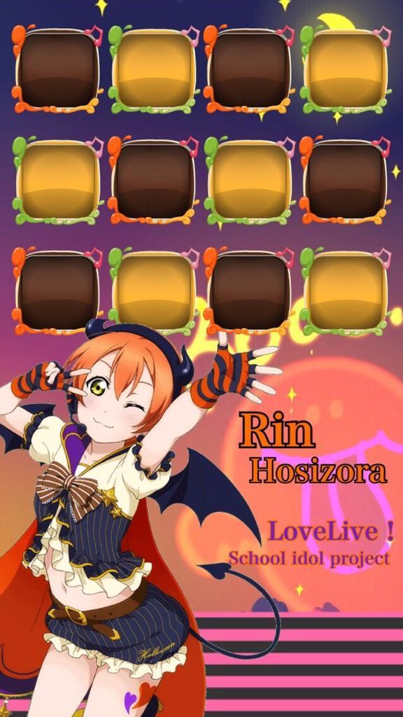 星空凛（凛喵）万圣节手机壁纸