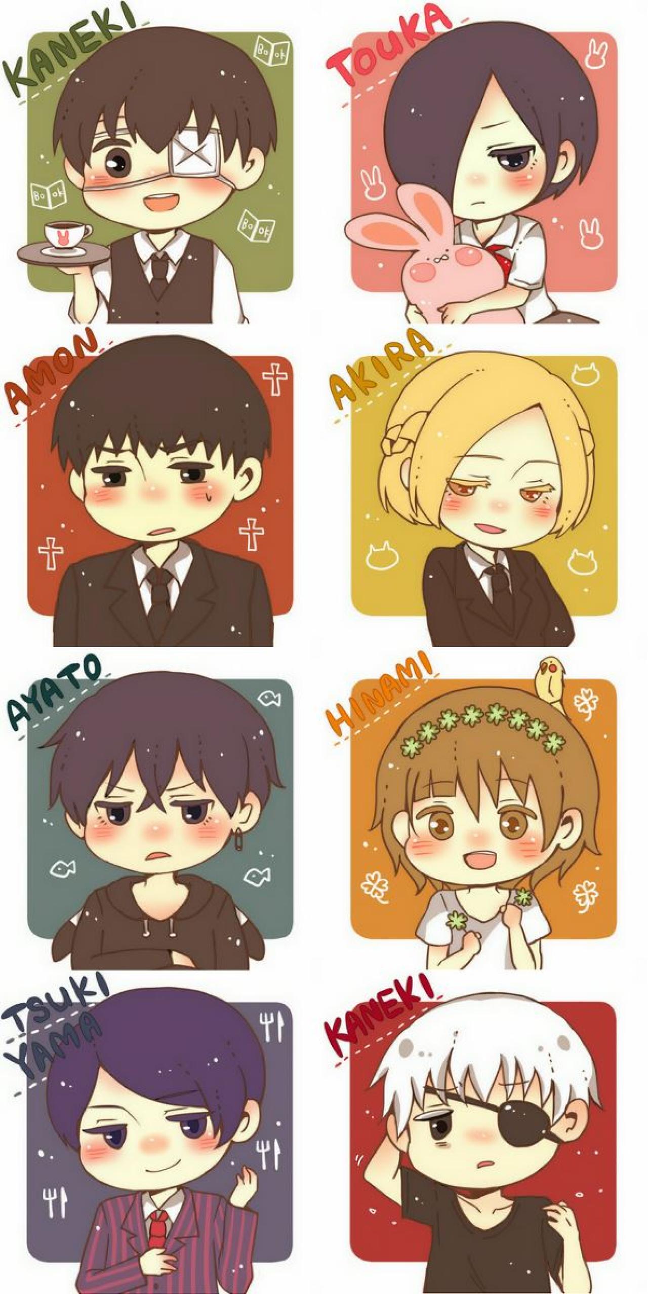 东京食尸鬼卡通萌头像 预览图