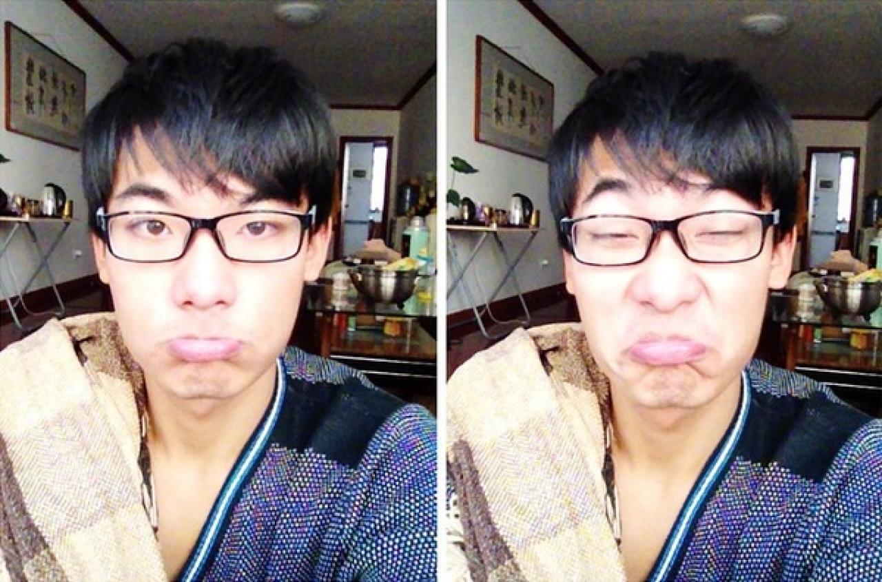 羽令示范撅嘴（嘟嘴）的卖萌表情