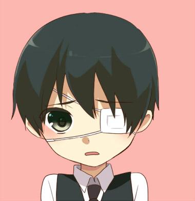 黑发金木研害羞萌头像