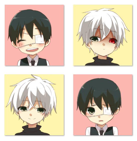 东京食尸鬼金木研萌化头像 预览图