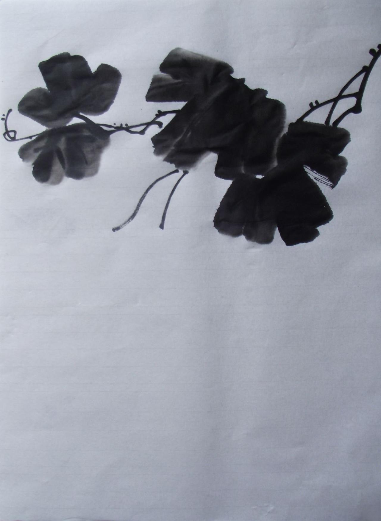 第二步，画藤蔓