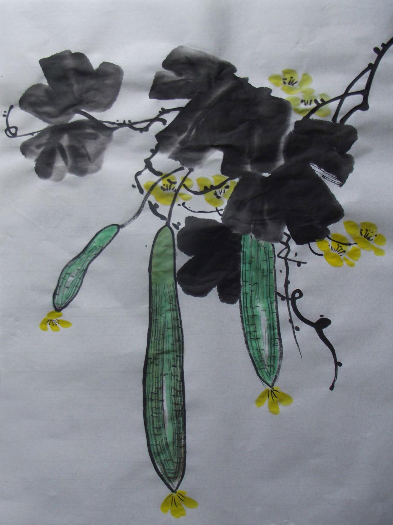 第四步，涂颜色