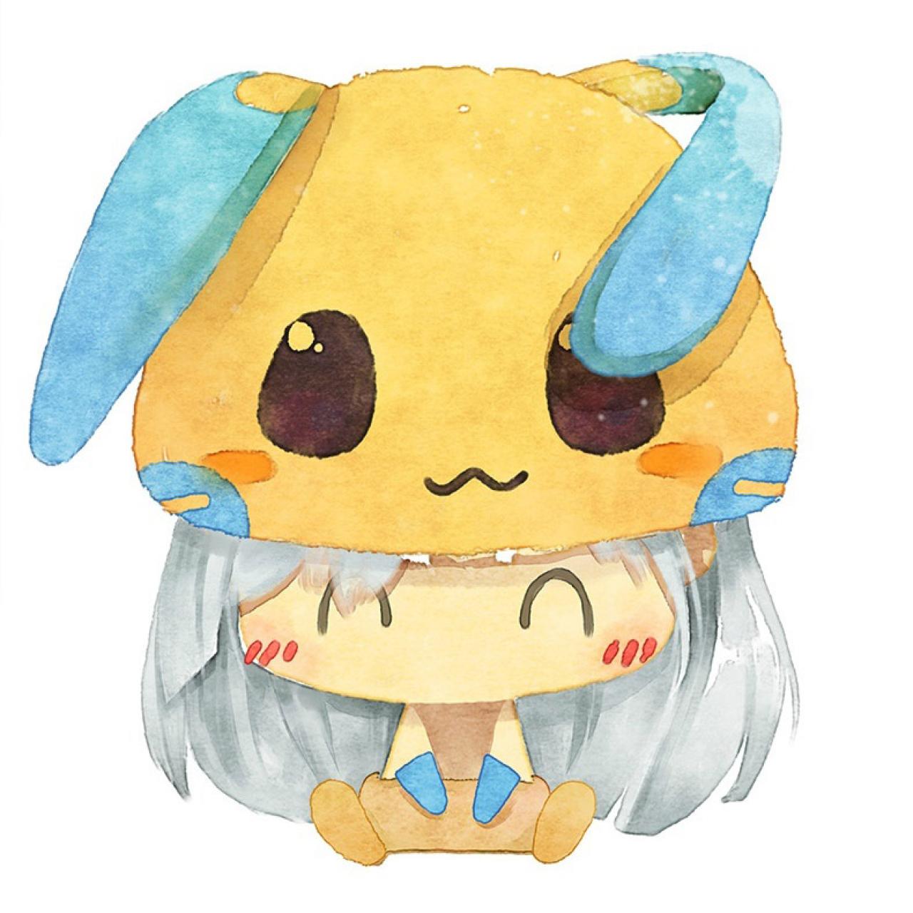 神奇宝贝情侣头像女用：负电拍拍