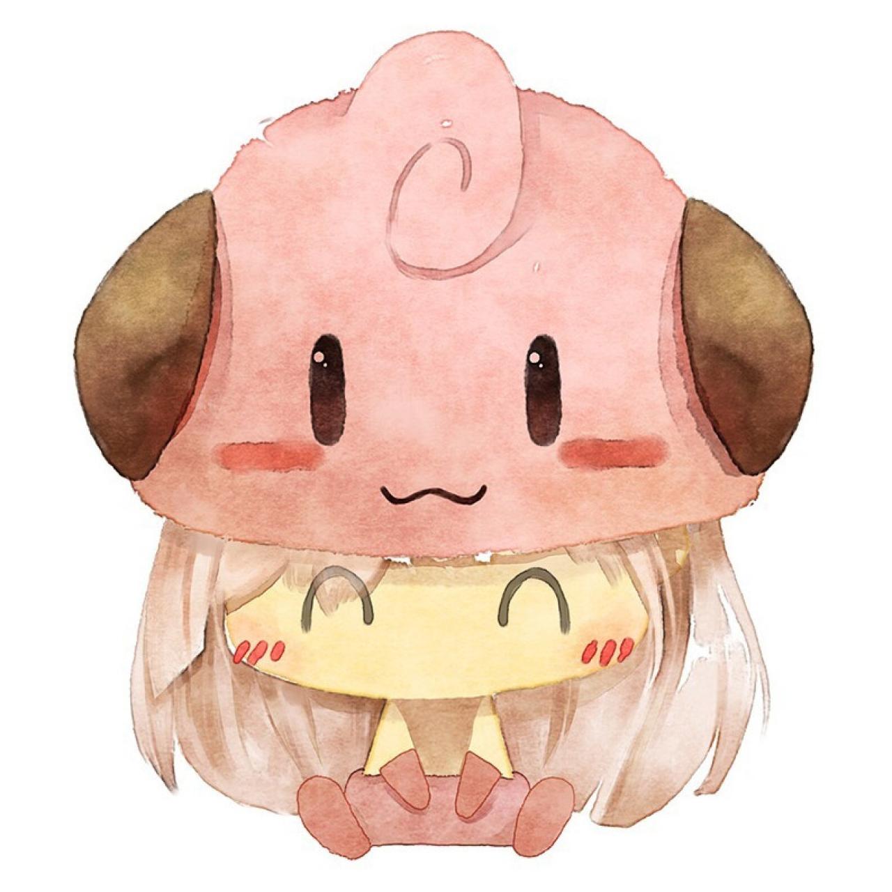 神奇宝贝情侣头像女用：皮皮