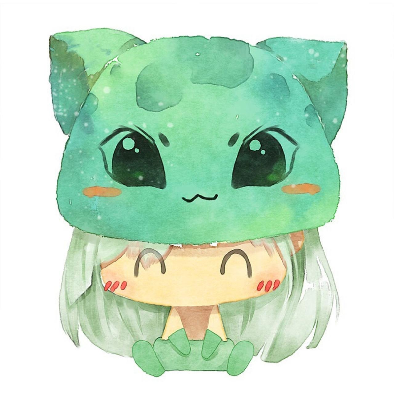 神奇宝贝情侣头像女用：妙蛙种子