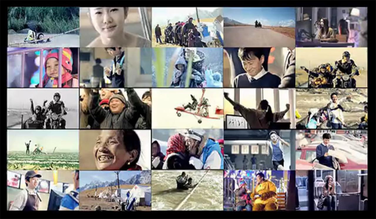 央视励志广告《再一次，为平凡人喝彩》部分精彩瞬间