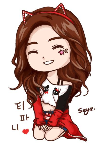 少女时代黄美英（티파니/황미영）萌化壁纸