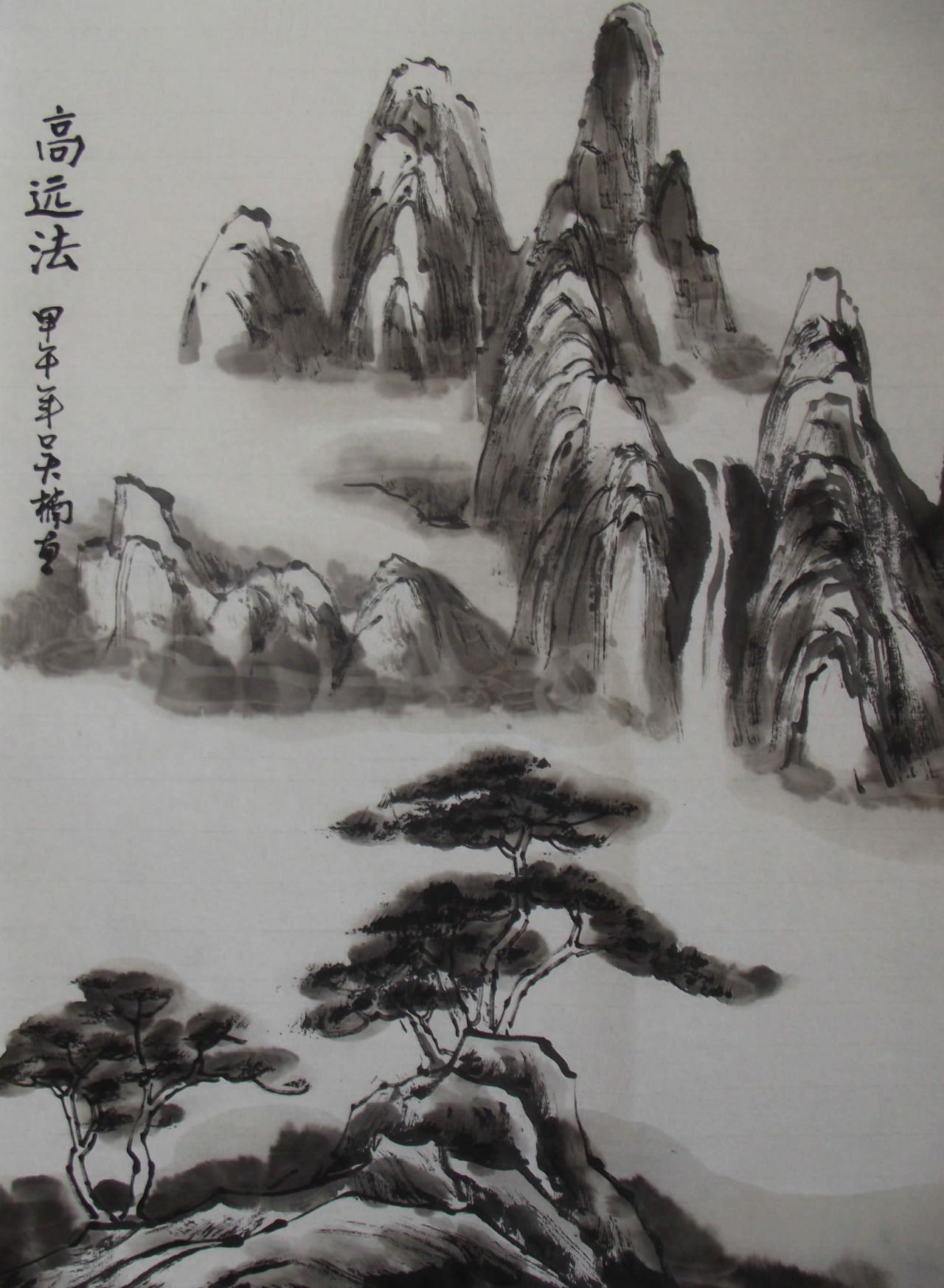 山水画的透视——高远法