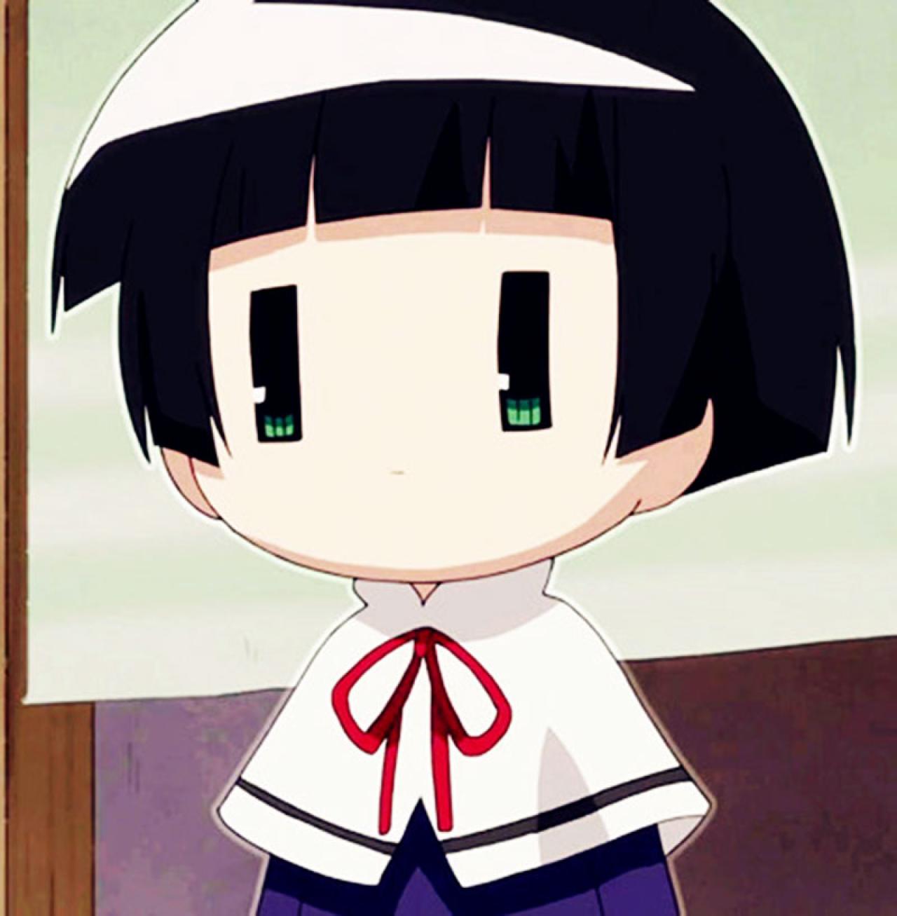 市松小雏无口校服头像