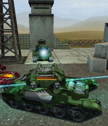 寂静蓝队平台上，红队的离子炮正在和激光缠斗 来自猫猫爱好者555的游戏截图