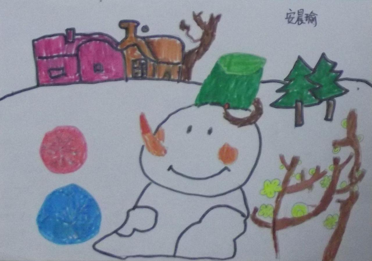 雪人 安晨瑜画