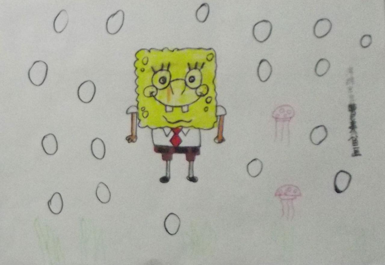 海绵宝宝 曹美笛画