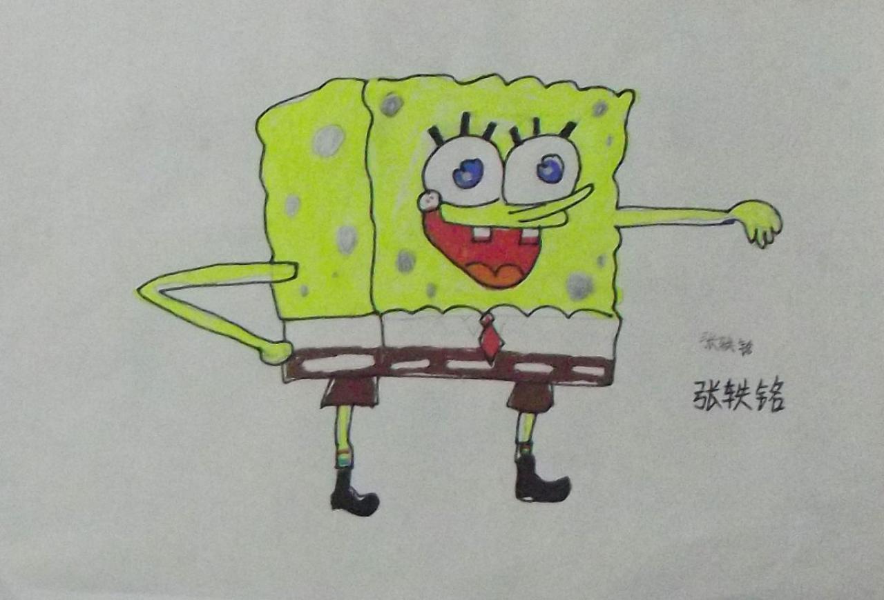 海绵宝宝 张轶铭画