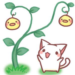 萌表情：猫咪想象中保护环境的食物种植方法，种一只小鸡得两只小鸡