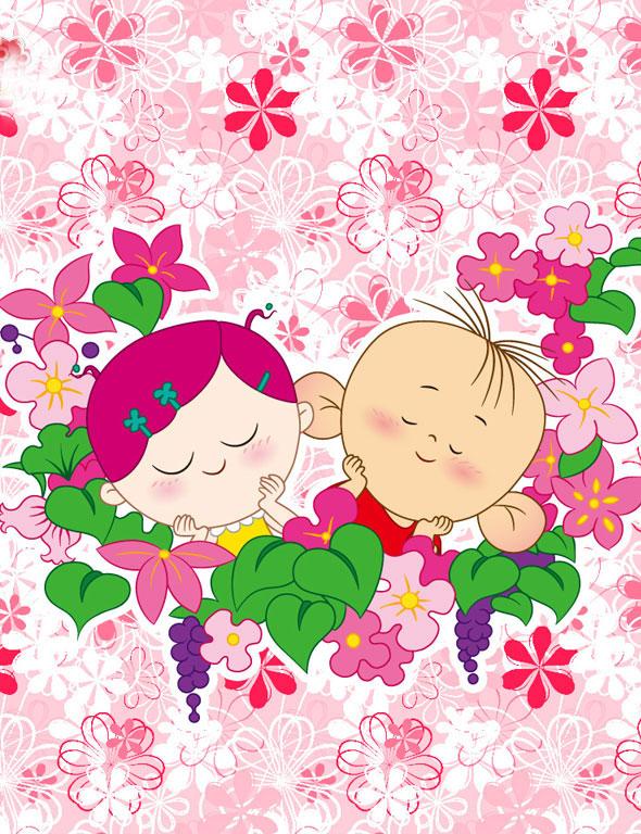 《大耳朵图图》中小美（左）和胡图图（右）