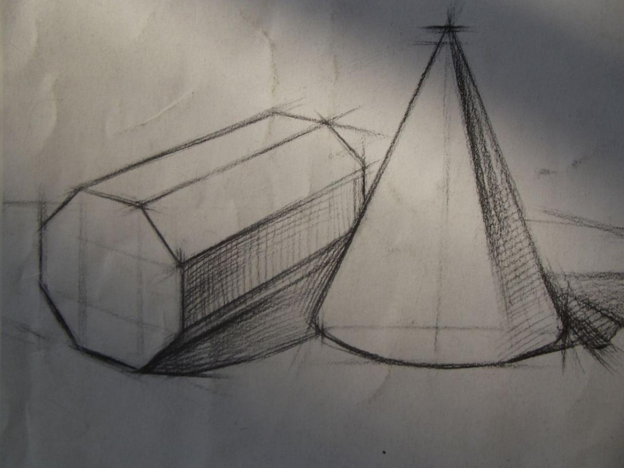 步骤二，画形体结构