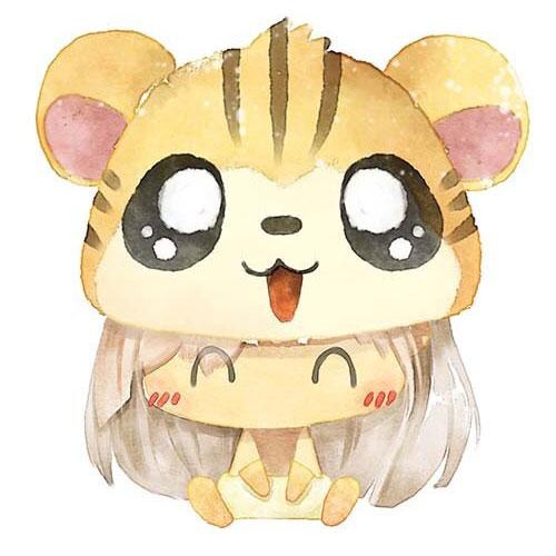 情侣头像女用：虎妹Sandy头饰女孩头像