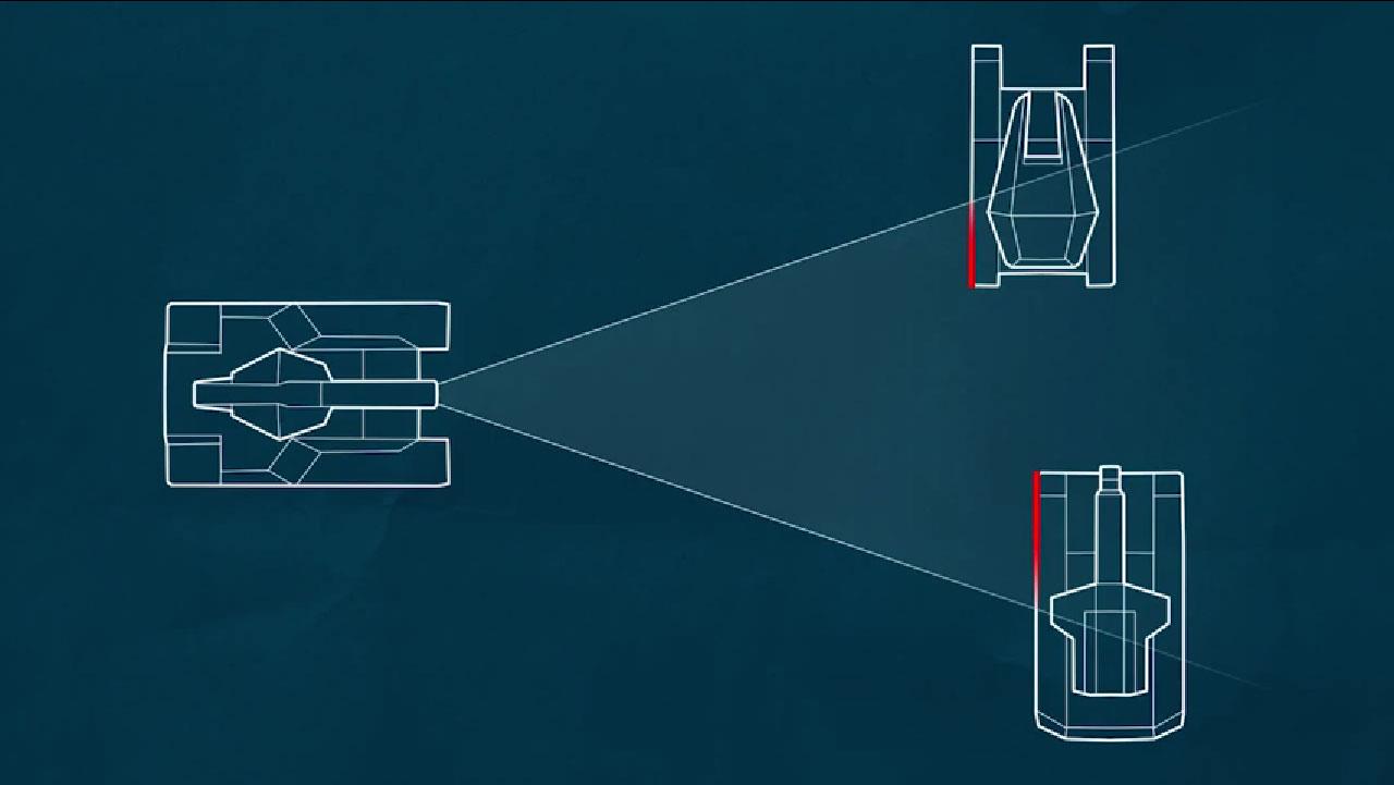 红色区域为坦克中弹区域