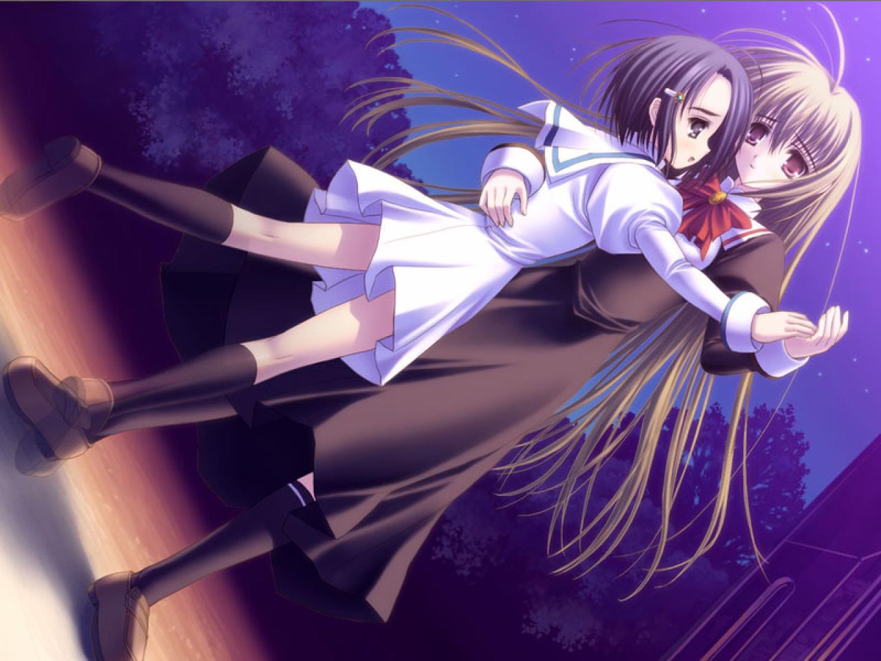 《乙女恋上姐姐》剧情截图 主人公和一子牵手跳舞