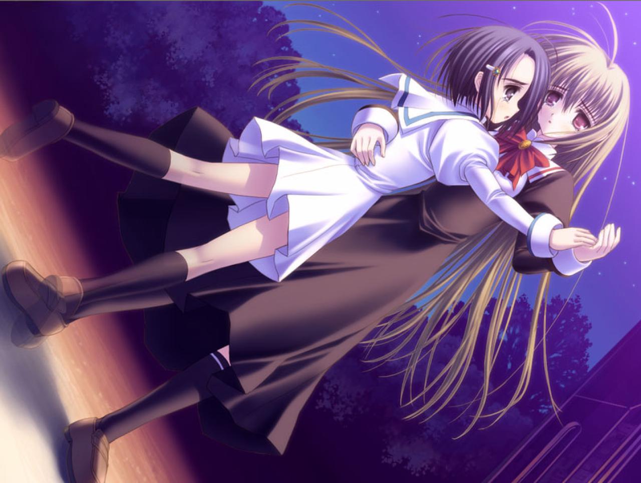 《乙女恋上姐姐》剧情截图 主人公和一子牵手跳舞 表情细微变化