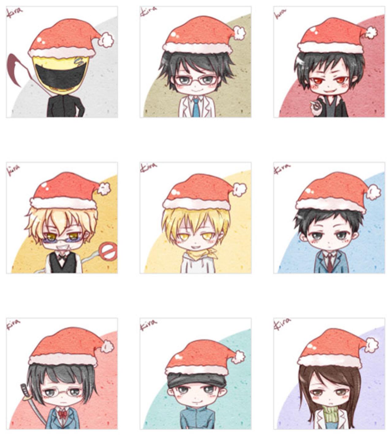 无头骑士异闻录圣诞帽头像 预览图