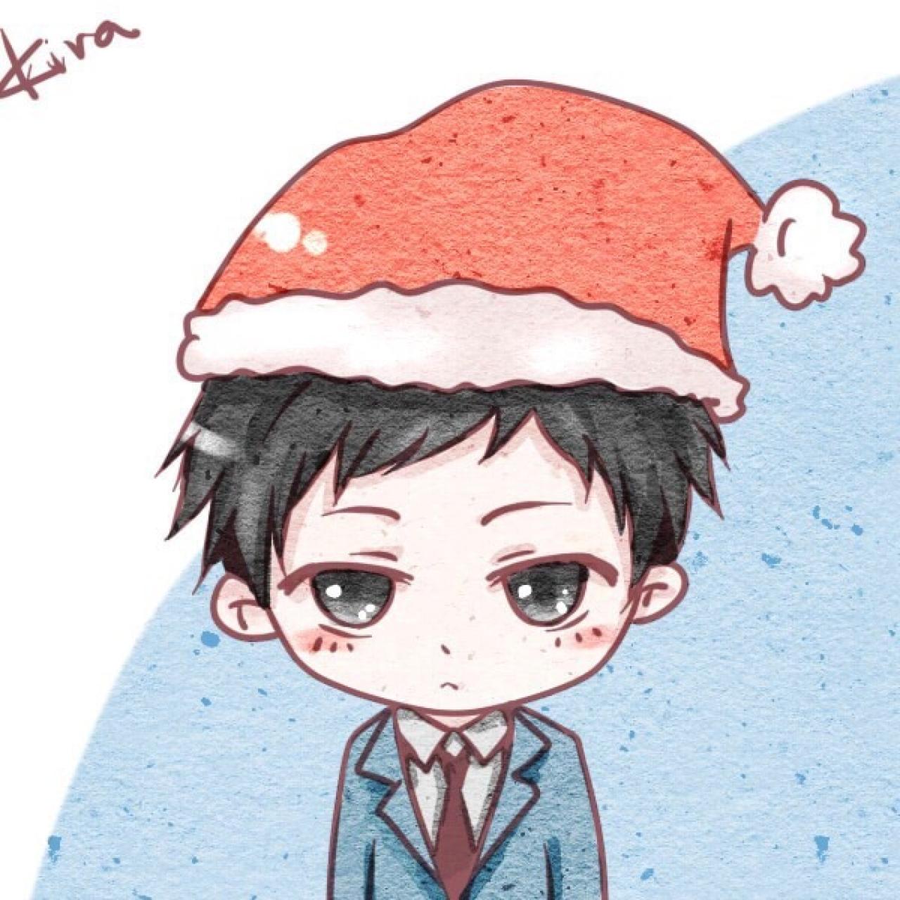 龙之峰帝人圣诞帽头像